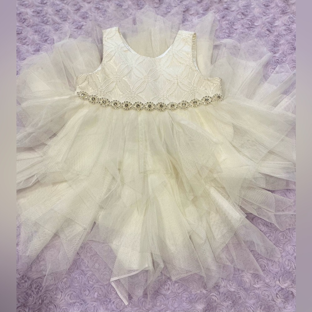 Cinderella Cream Tulle Dress for Kids